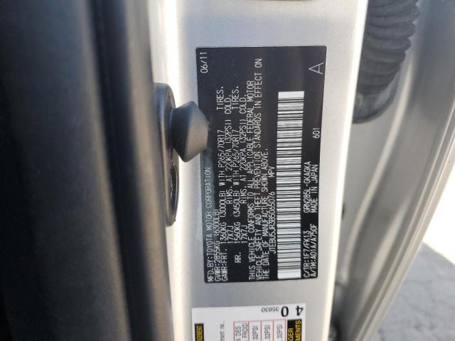 JTEBU5JR3B5065076 - 2011 TOYOTA 4RUNNER SR5 Gümüş foto 14