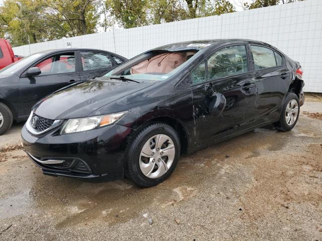 19XFB2F51DE265218 - 2013 HONDA CIVIC LX BLACK photo 1