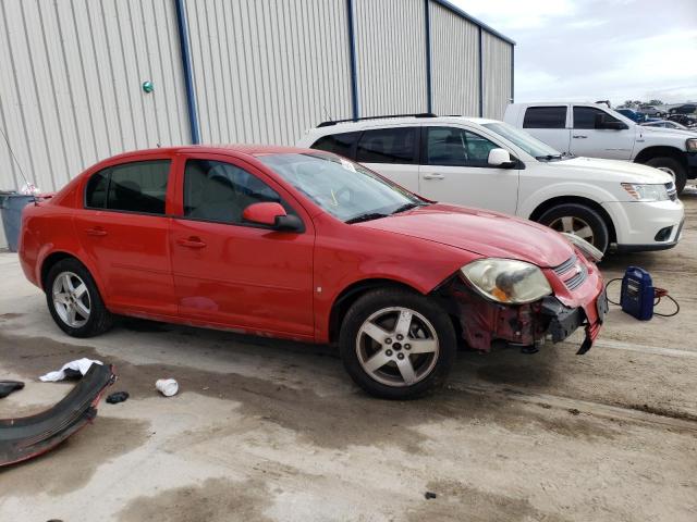 1G1AT58H997211178 - 2009 CHEVROLET COBALT LT RED photo 4