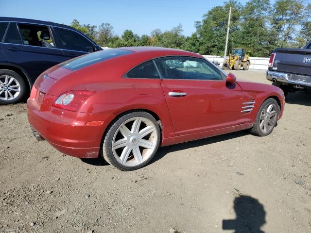 1C3AN69L94X005172 - 2004 CHRYSLER CROSSFIRE LIMITED RED photo 3