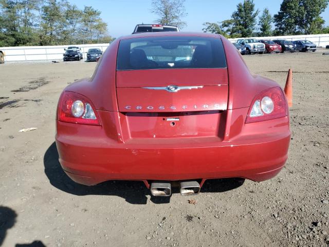 1C3AN69L94X005172 - 2004 CHRYSLER CROSSFIRE LIMITED RED photo 6
