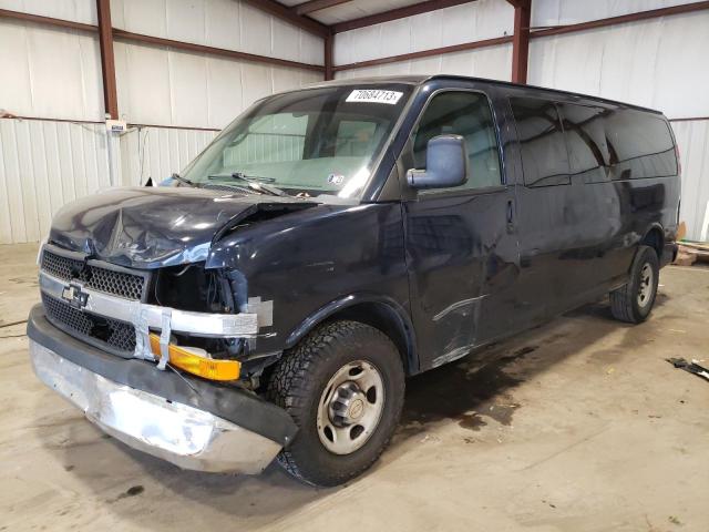 1GAZG1FA8C1196317 - 2012 CHEVROLET EXPRESS G3 LT BLUE photo 1