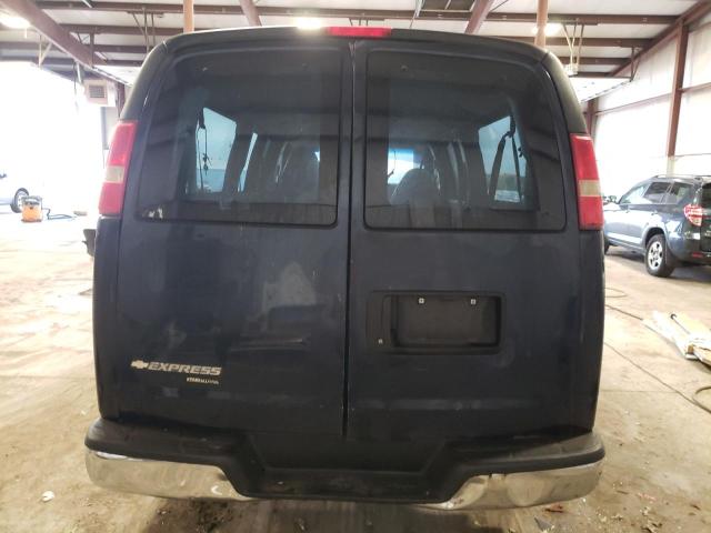 1GAZG1FA8C1196317 - 2012 CHEVROLET EXPRESS G3 LT BLUE photo 6