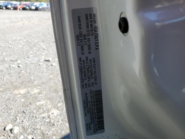 ZFBHRFAB6M6V30894 - 2021 RAM PROMASTER თეთრი ფოტო 13