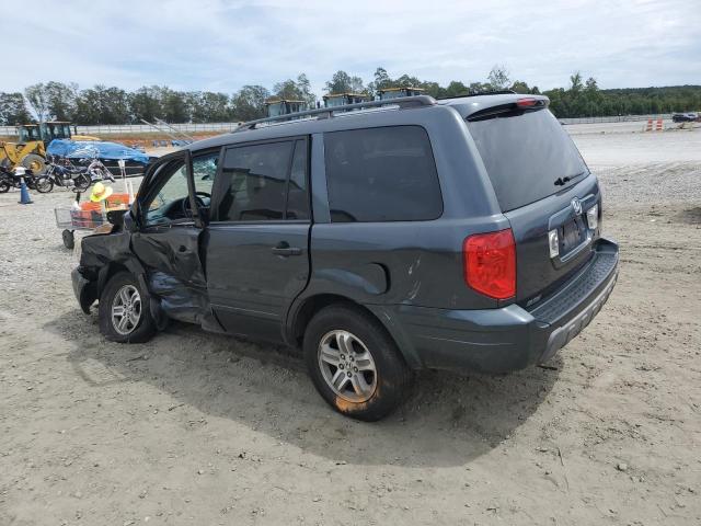 2HKYF18595H522627 - 2005 HONDA PILOT EXL GRAY photo 2