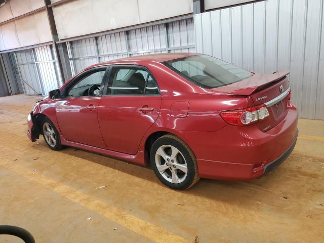 2T1BU4EE5BC690880 - 2011 TOYOTA COROLLA BASE RED photo 2
