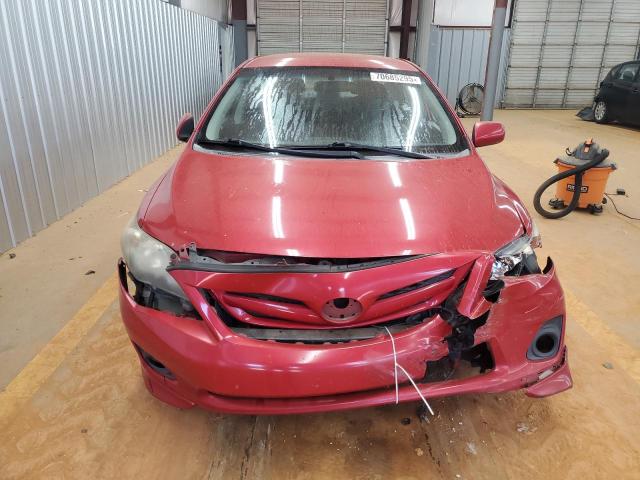 2T1BU4EE5BC690880 - 2011 TOYOTA COROLLA BASE RED photo 5