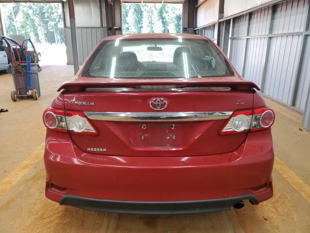 2T1BU4EE5BC690880 - 2011 TOYOTA COROLLA BASE RED photo 6