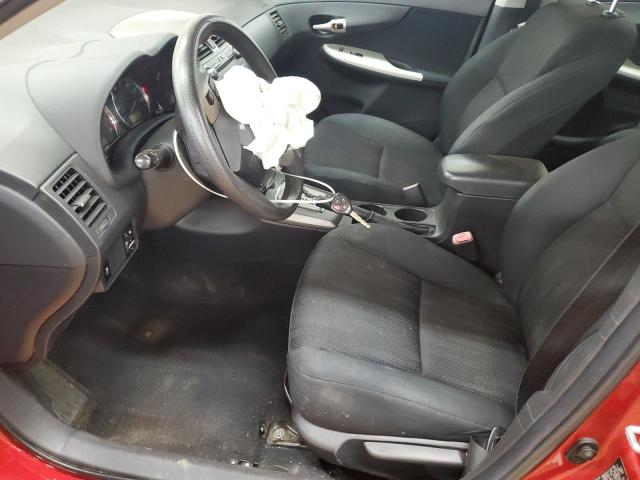 2T1BU4EE5BC690880 - 2011 TOYOTA COROLLA BASE RED photo 7