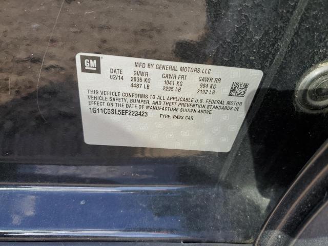 1G11C5SL5EF223423 - 2014 CHEVROLET MALIBU 1LT 黑色 照片 12