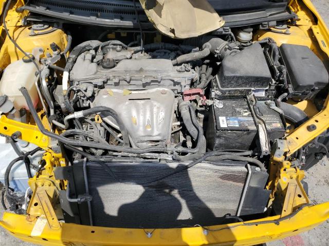 JTKJF5C70C3029115 - 2012 TOYOTA SCION TC YELLOW photo 11