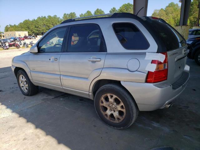 KNDJE723277348485 - 2007 KIA SPORTAGE EX SILVER photo 2