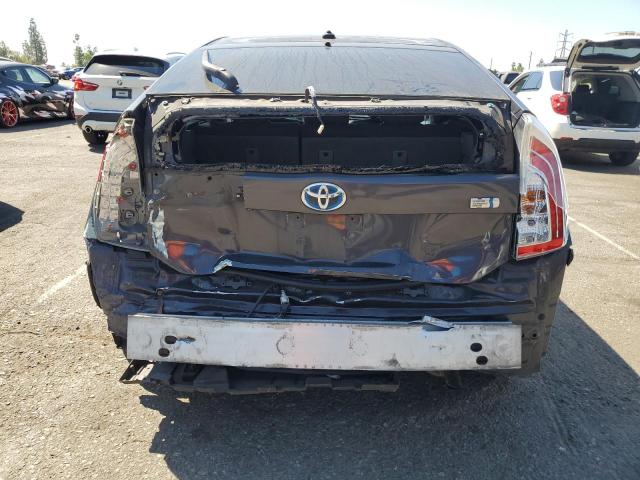 JTDKN3DU8C5503856 - 2012 TOYOTA PRIUS GRAY photo 6