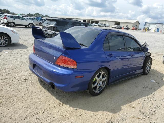 JA3AH86C86U031199 - 2006 MITSUBISHI LANCER EVOLUTION BLUE photo 3