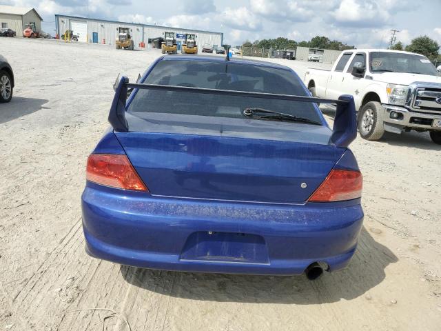 JA3AH86C86U031199 - 2006 MITSUBISHI LANCER EVOLUTION BLUE photo 6