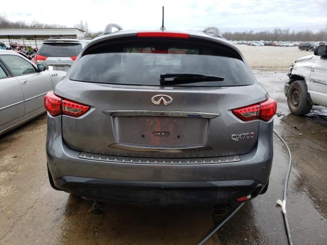 JN8CS1MU4GM670975 - 2016 INFINITI QX70 GRAY photo 6