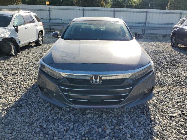 1HGCV1F52MA015625 - 2021 HONDA ACCORD EXL GRAY photo 5