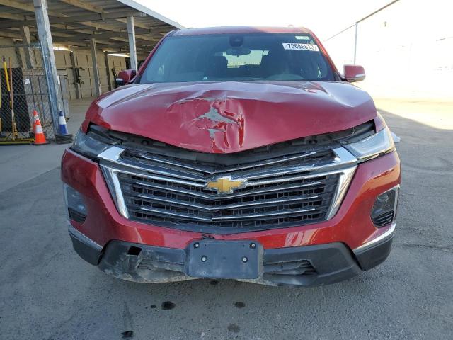 1GNERGKW8PJ173346 - 2023 CHEVROLET TRAVERSE LT RED photo 5