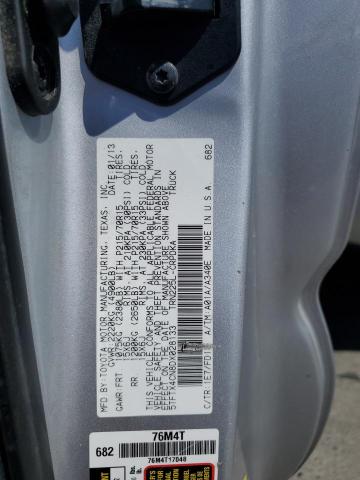 5TFTX4CN8DX028133 - 2013 TOYOTA TACOMA ACCESS CAB فضي صورة 12