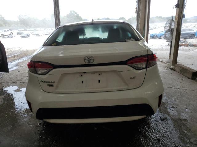 5YFEPMAE9NP334575 - 2022 TOYOTA COROLLA LE WHITE photo 6