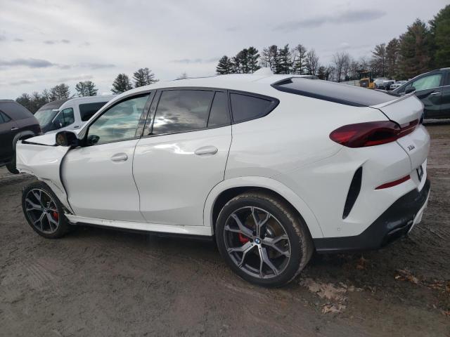 5UXCY8C06M9G82532 - 2021 BMW X6 M50I WHITE photo 2