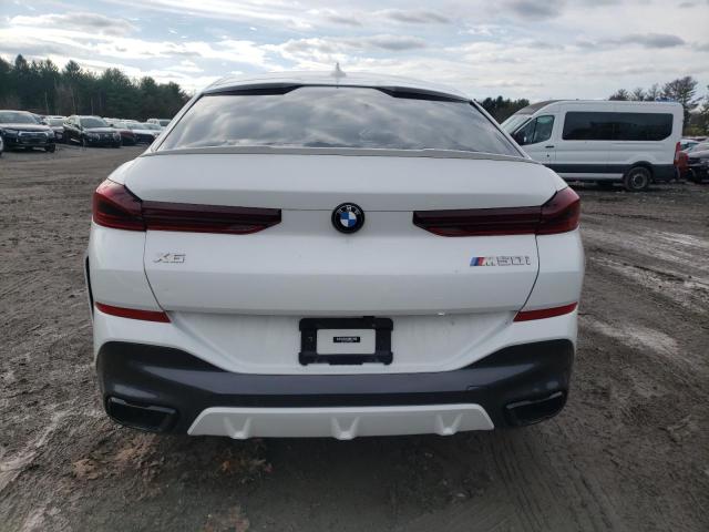 5UXCY8C06M9G82532 - 2021 BMW X6 M50I WHITE photo 6