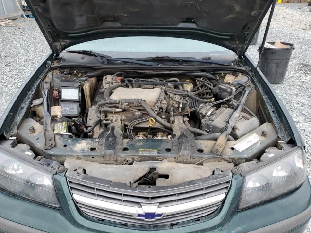 2G1WF55E329329416 - 2002 CHEVROLET IMPALA GREEN photo 11