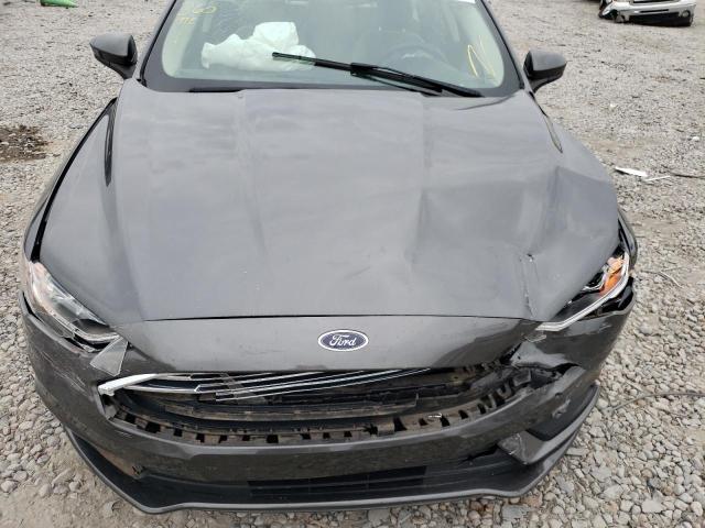 3FA6P0G74HR212149 - 2017 FORD FUSION S GRAY photo 11