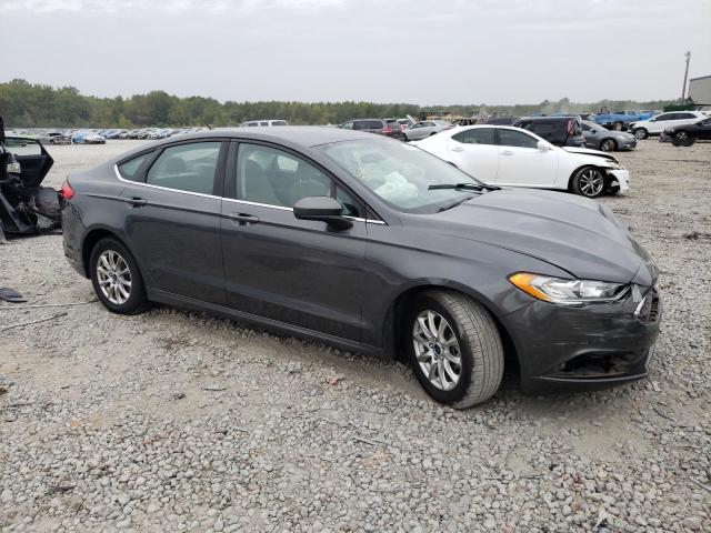 3FA6P0G74HR212149 - 2017 FORD FUSION S GRAY photo 4