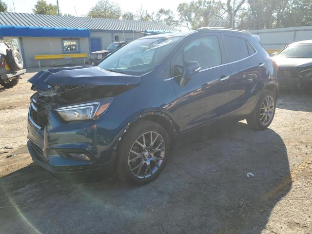 KL4CJ1SB5KB908475 - 2019 BUICK ENCORE SPORT TOURING BLUE photo 1