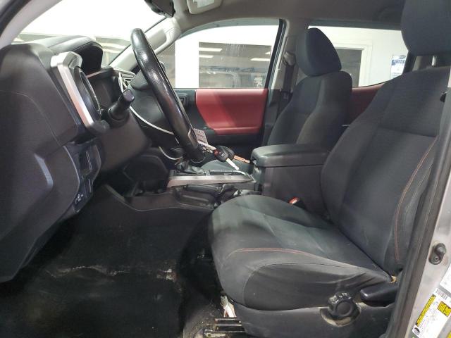 3TMCZ5AN7HM078262 - 2017 TOYOTA TACOMA DOUBLE CAB SILVER photo 7