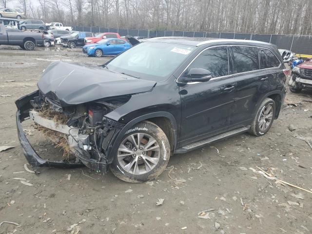 5TDJKRFH7FS086350 - 2015 TOYOTA HIGHLANDER XLE Սև լուսանկար 1