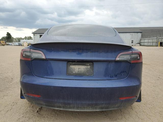5YJ3E1ECXNF321737 - 2022 TESLA MODEL 3 Blau Foto 6