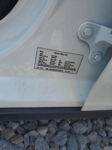 7SAYGDEE4PF863019 - 2023 TESLA MODEL Y Білий фото 12