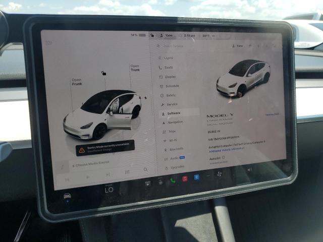 7SAYGDEE4PF863019 - 2023 TESLA MODEL Y Білий фото 9