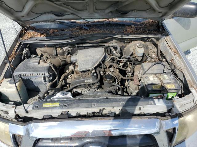 5TETX22N76Z156963 - 2006 TOYOTA TACOMA ACCESS CAB ვერცხლისფერი ფოტო 11
