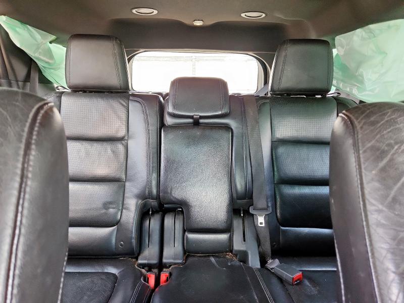 1FM5K8F84DGA62747 - 2013 FORD EXPLORER LIMITED WHITE photo 10