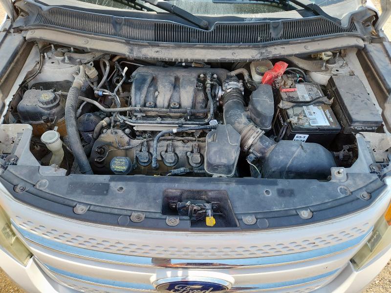 1FM5K8F84DGA62747 - 2013 FORD EXPLORER LIMITED WHITE photo 12