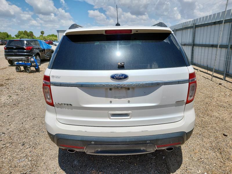 1FM5K8F84DGA62747 - 2013 FORD EXPLORER LIMITED WHITE photo 6