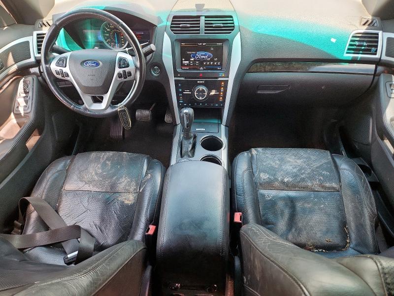 1FM5K8F84DGA62747 - 2013 FORD EXPLORER LIMITED WHITE photo 8