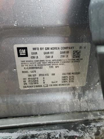 KL4CJBSB9FB045322 - 2015 BUICK ENCORE CONVENIENCE 银色 照片 14