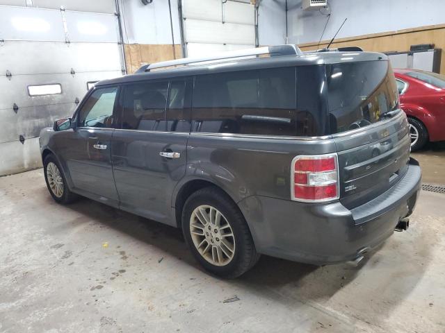 2FMHK6C84KBA00677 - 2019 FORD FLEX SEL CHARCOAL photo 2