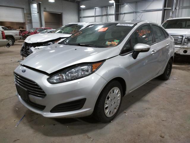 3FADP4BJ4EM235215 - 2014 FORD FIESTA SE SILVER photo 2