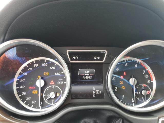 4JGDF6EE3FA516262 - 2015 MERCEDES-BENZ GL 450 4MATIC BLUE photo 9