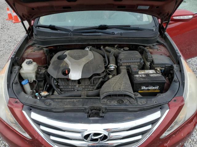 5NPEC4AB9EH945821 - 2014 HYUNDAI SONATA SE BURGUNDY photo 11