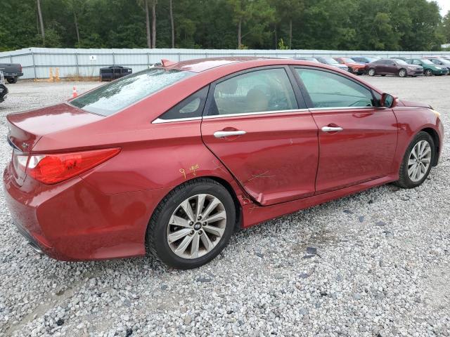 5NPEC4AB9EH945821 - 2014 HYUNDAI SONATA SE BURGUNDY photo 3