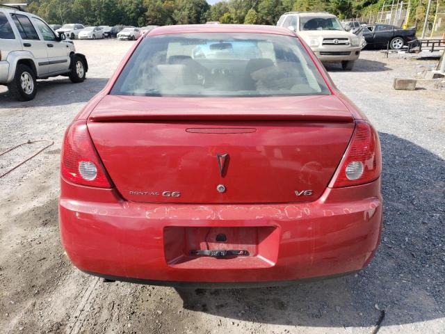 1G2ZG558664117313 - 2006 PONTIAC G6 SE1 RED photo 6