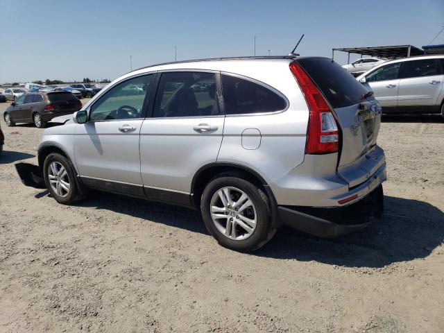 5J6RE4H74AL002099 - 2010 HONDA CR-V EXL SILVER photo 2