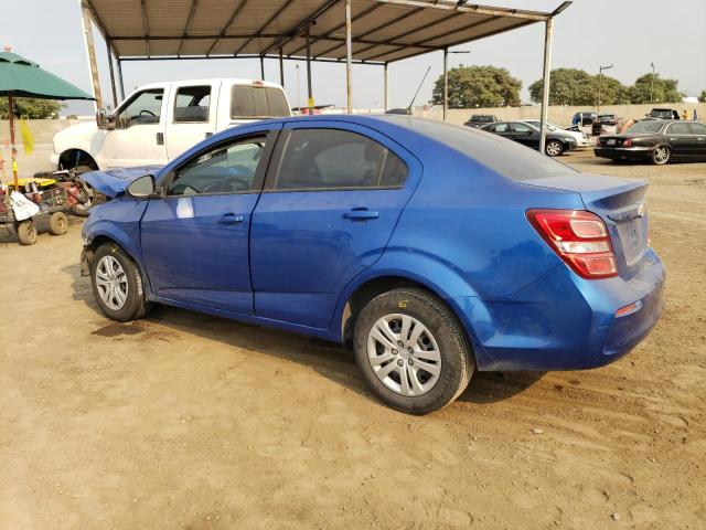 1G1JB5SH6H4102558 - 2017 CHEVROLET SONIC LS 蓝色 照片 2