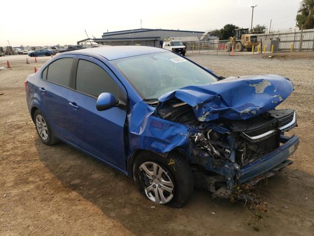 1G1JB5SH6H4102558 - 2017 CHEVROLET SONIC LS 蓝色 照片 4